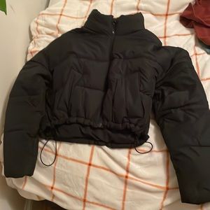 Cropped puffer jacket